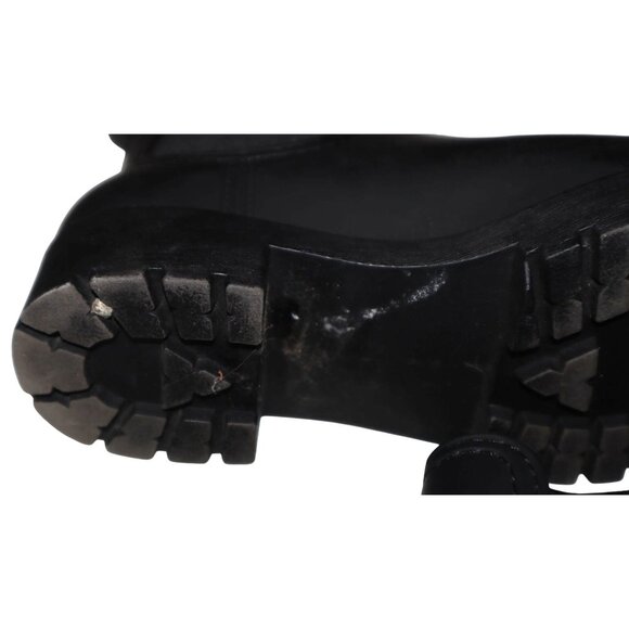 Jeffrey Campbell Matte Black Chelsea Rain Boots Grunge Minimal Streetwear - Picture 6 of 8